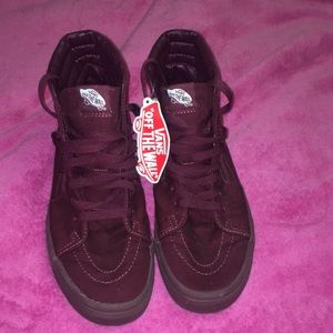 Burgundy Vans